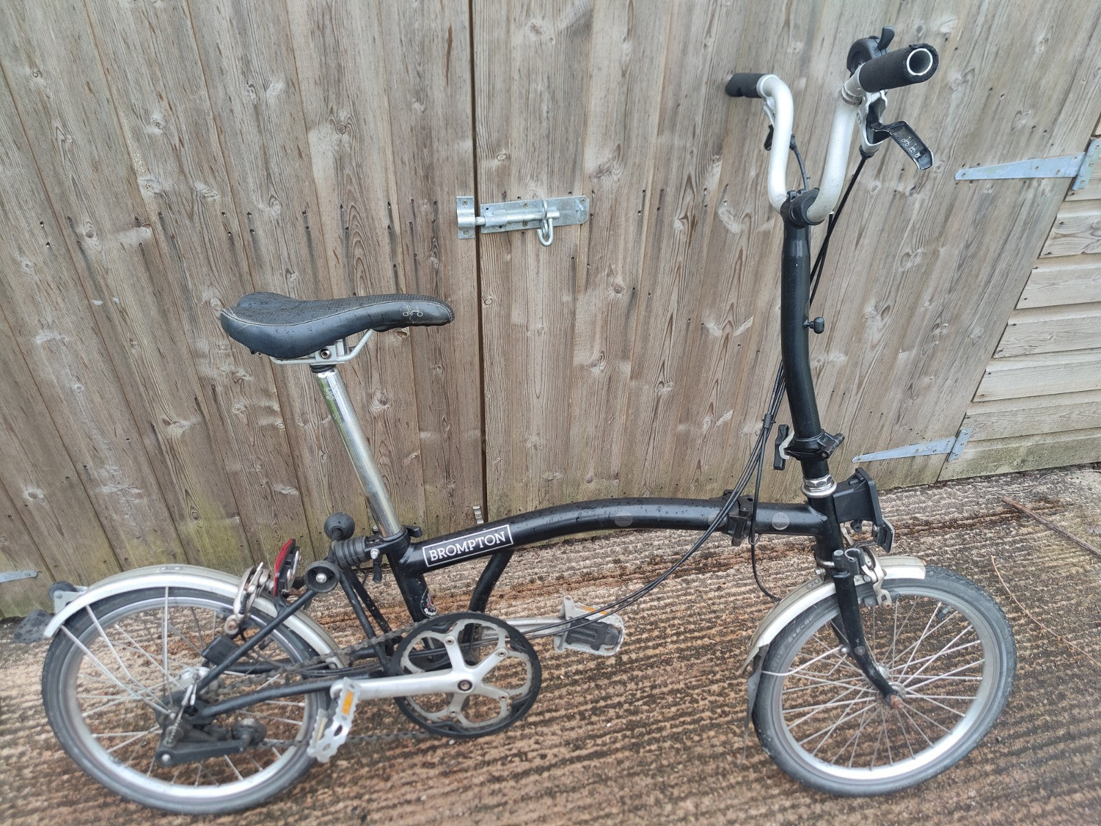 Brompton M3L Folding Bike 3-Speed, Black. 2014 Overall Good Condition