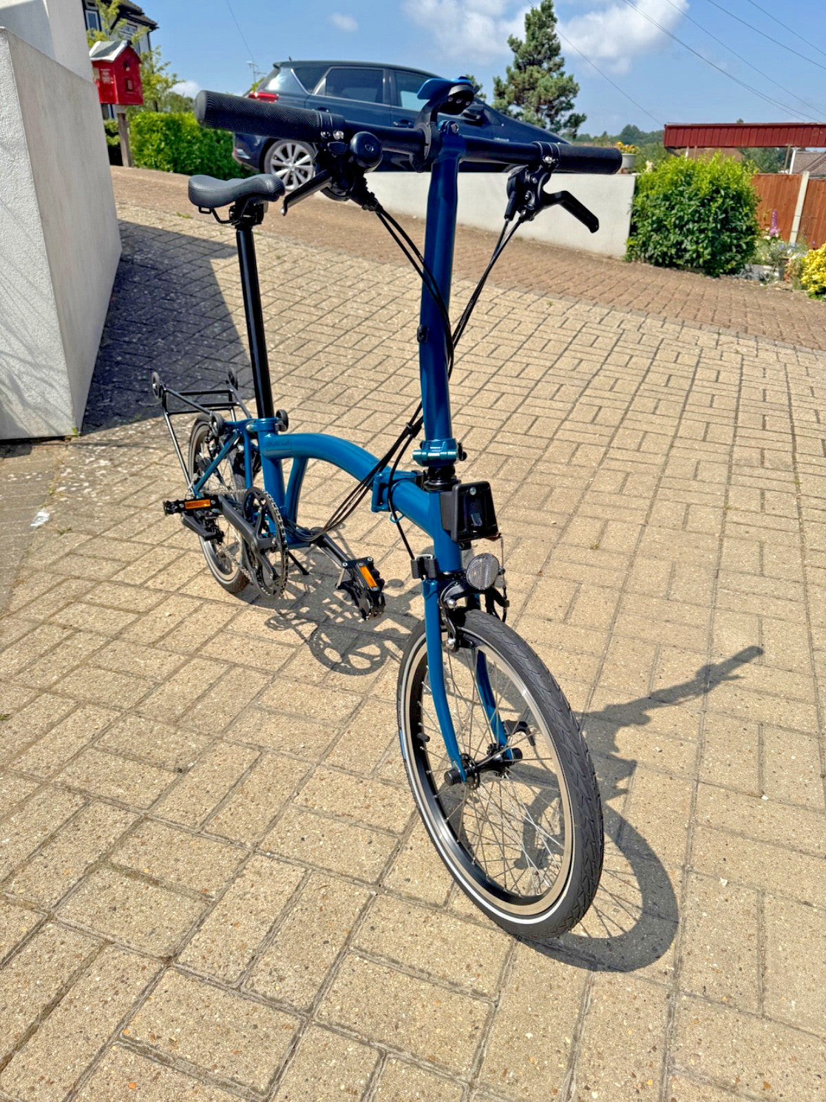 Brompton C Line Ocean 6 SPEED - Original British Folding Bike - with storage bag