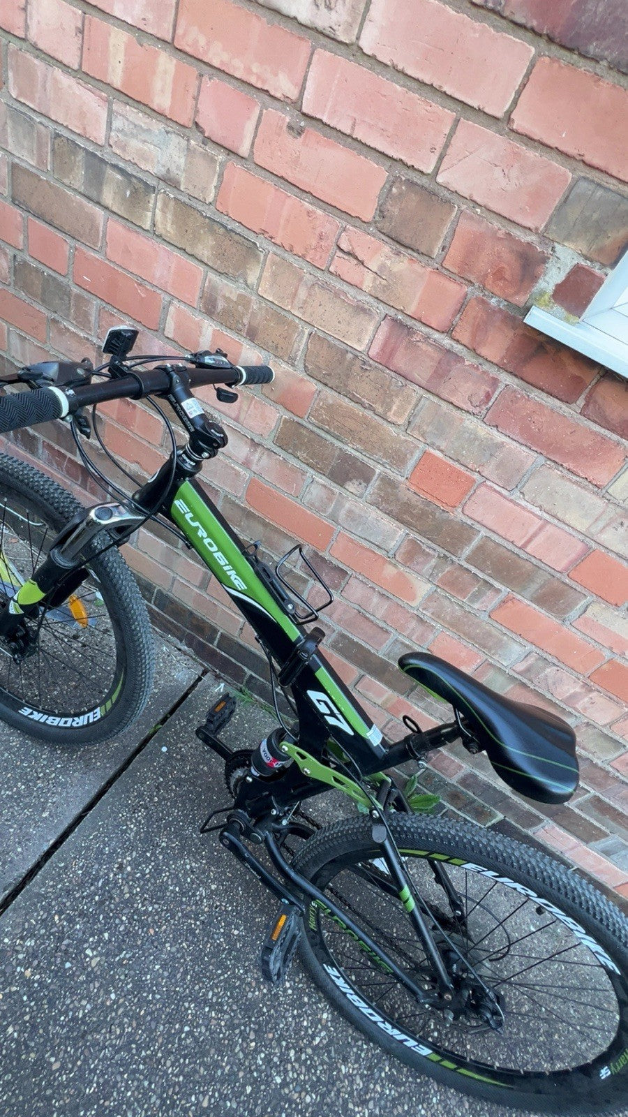Eurobike Foldable Mountain Bike 26-inch Wheels 21 Speed Full Suspension Bicycle
