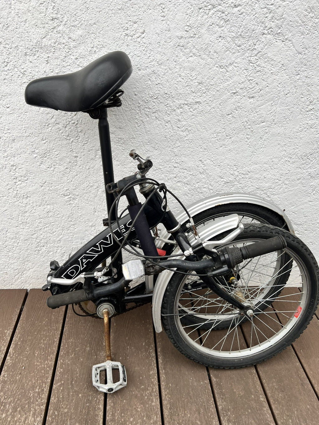 Dawes Diamond Black & Silver Folding Bike 20" Wheels shimano Nexus 3 speed hub
