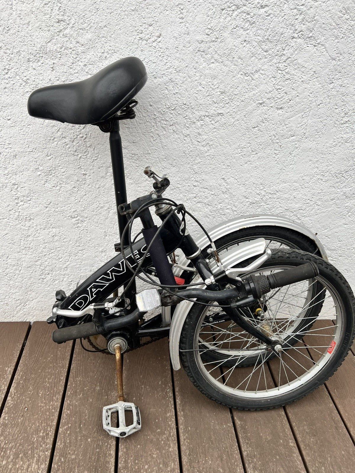 Dawes Diamond Black & Silver Folding Bike 20" Wheels shimano Nexus 3 speed hub