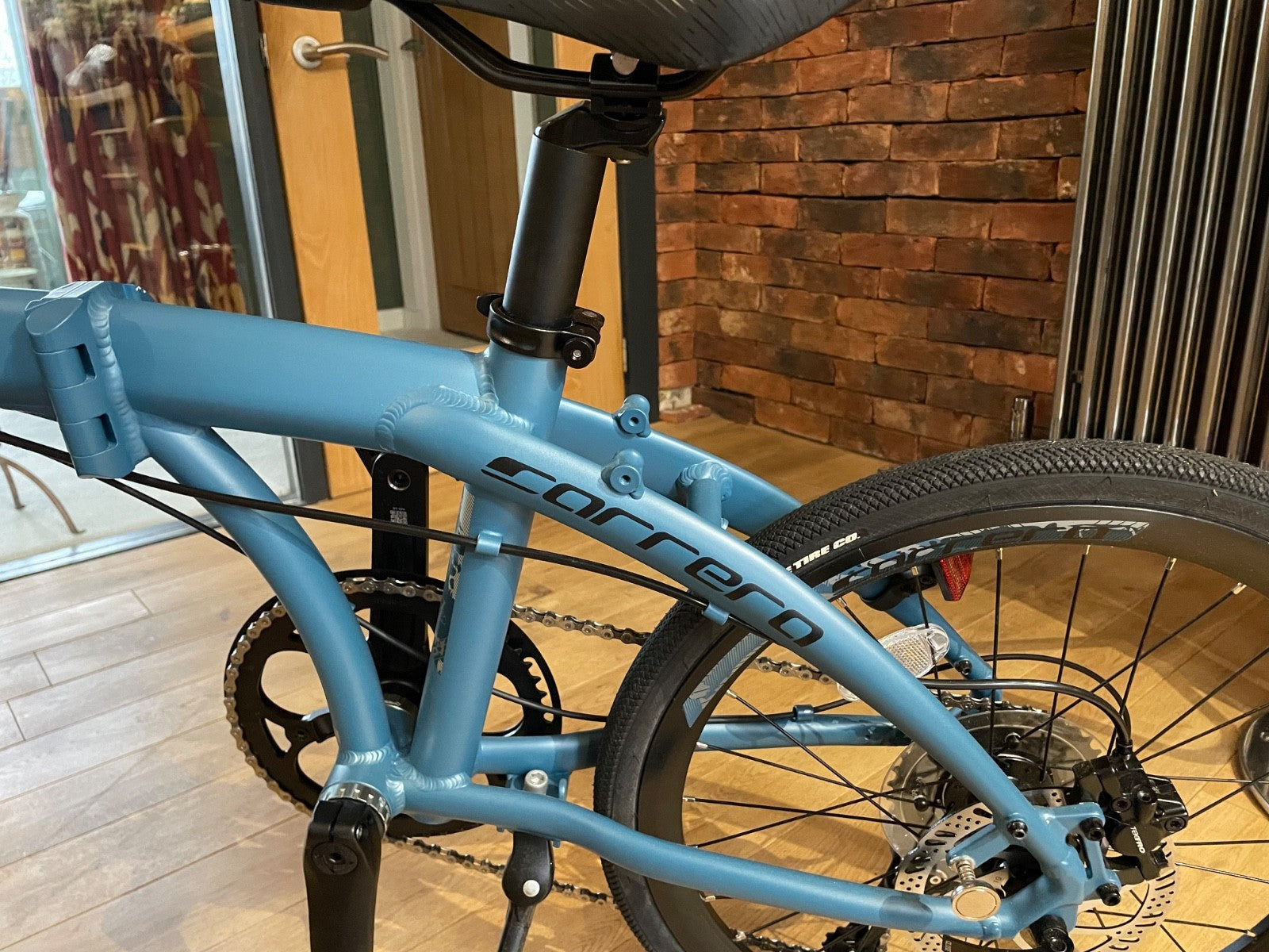 carrera folding bike
