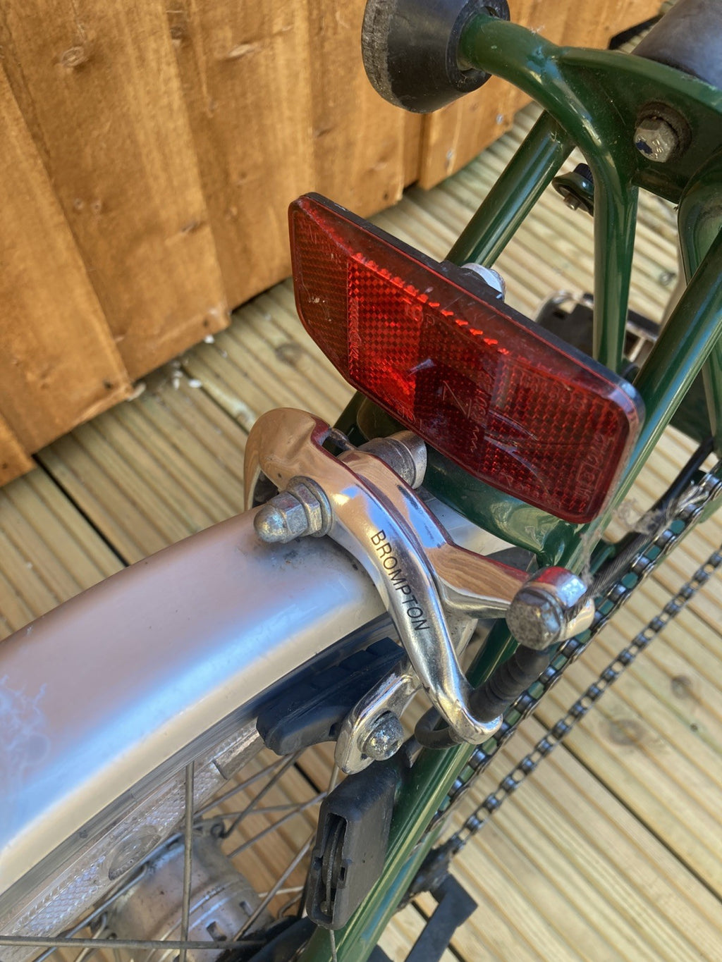 Brompton Racing Green Folding Bike 3 Speed + Outeredge Bag