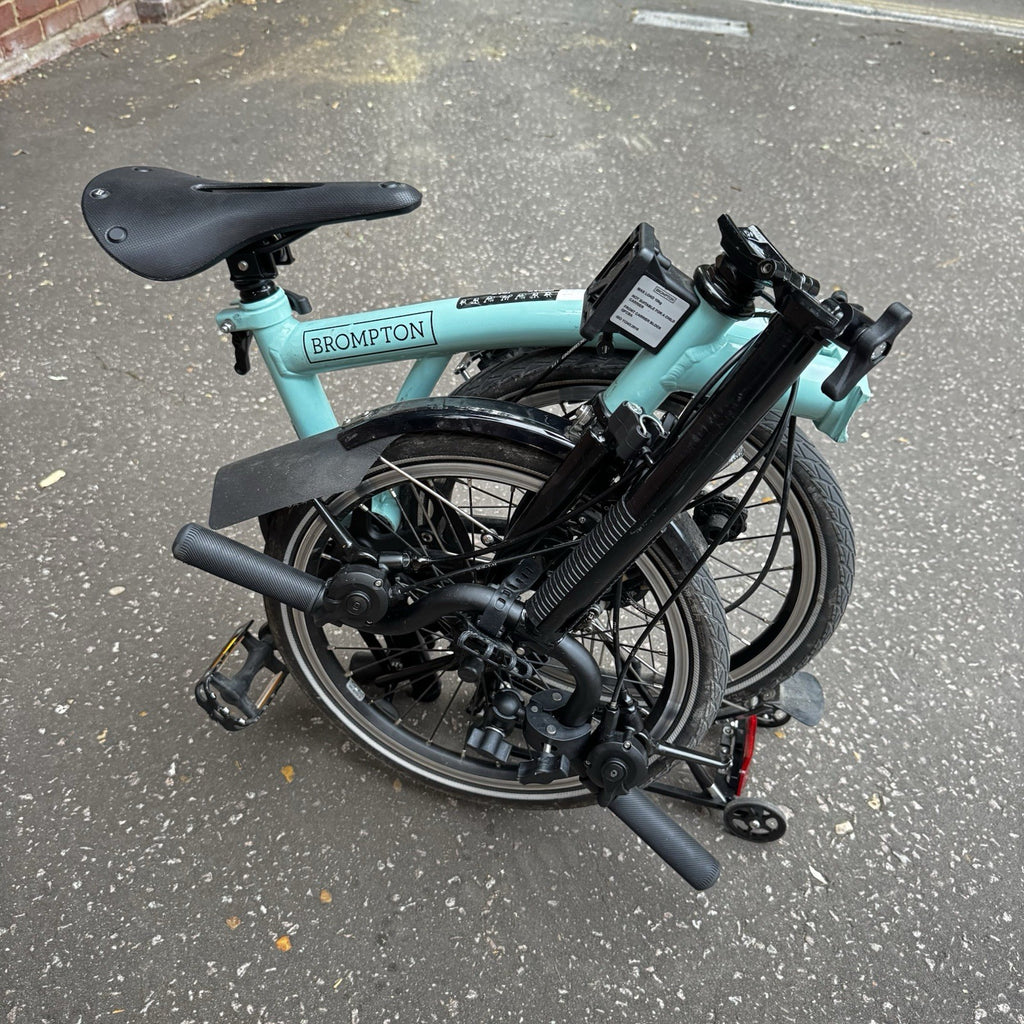 Brompton C Line Explore 6 Speed Light Blue Excellent Condition