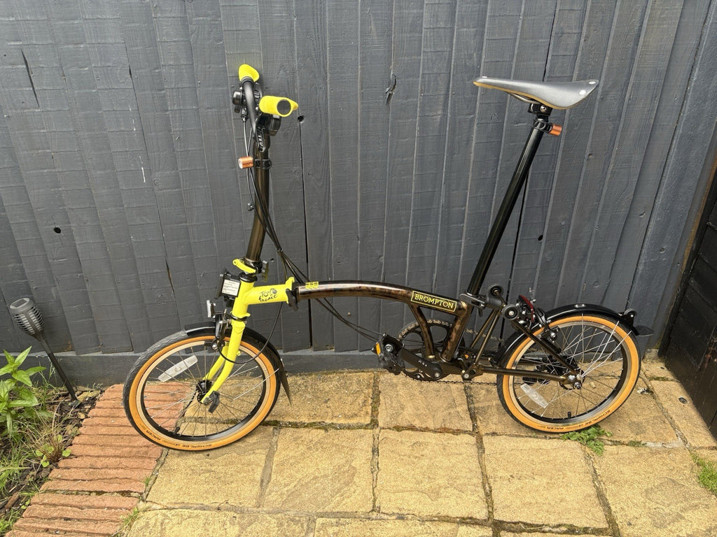 Brompton Folding Bike 6-Speed Tour de France Black Edition