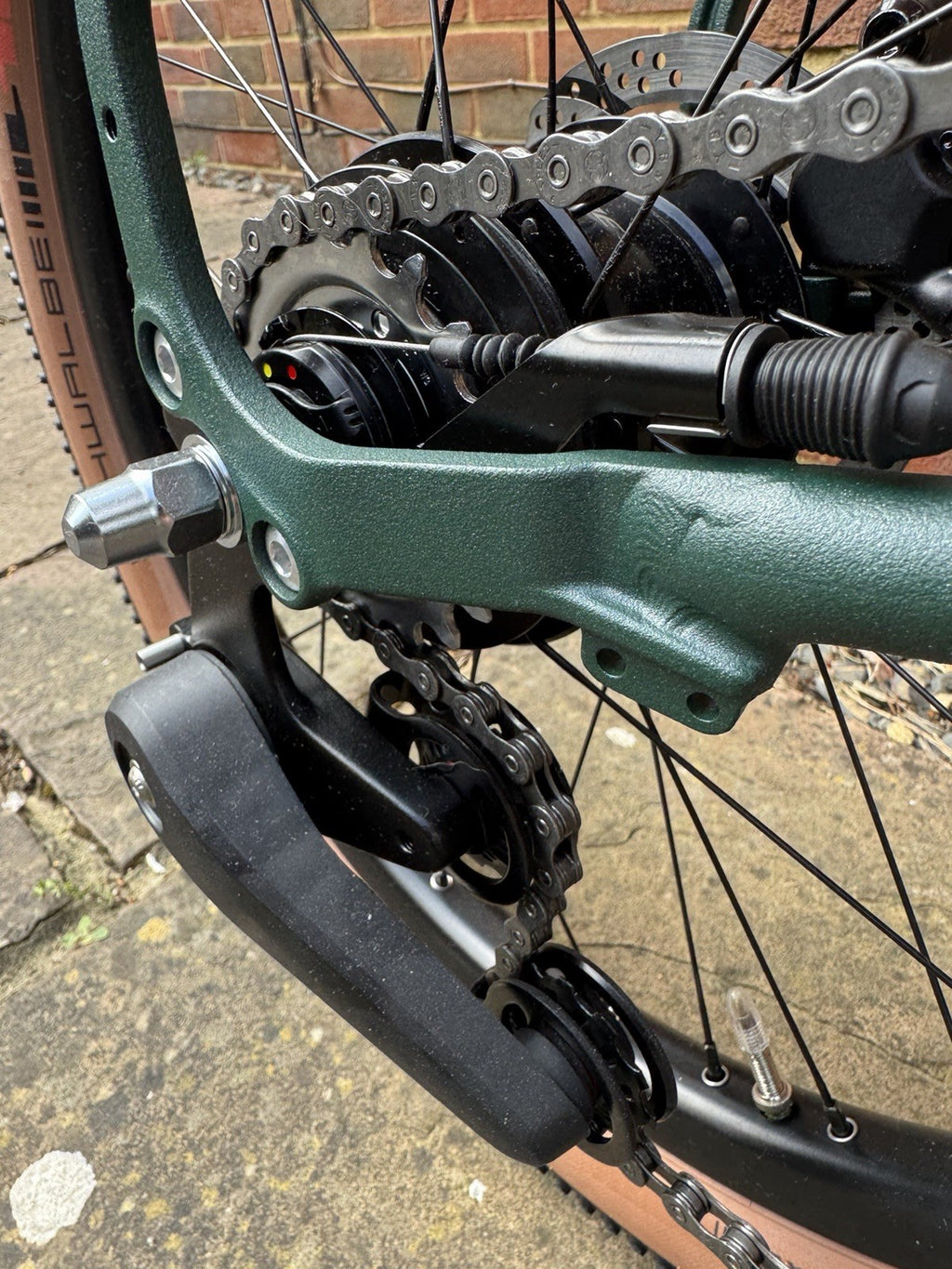 Unused, Brompton G-Line Folding Bike, Large, Forest Green
