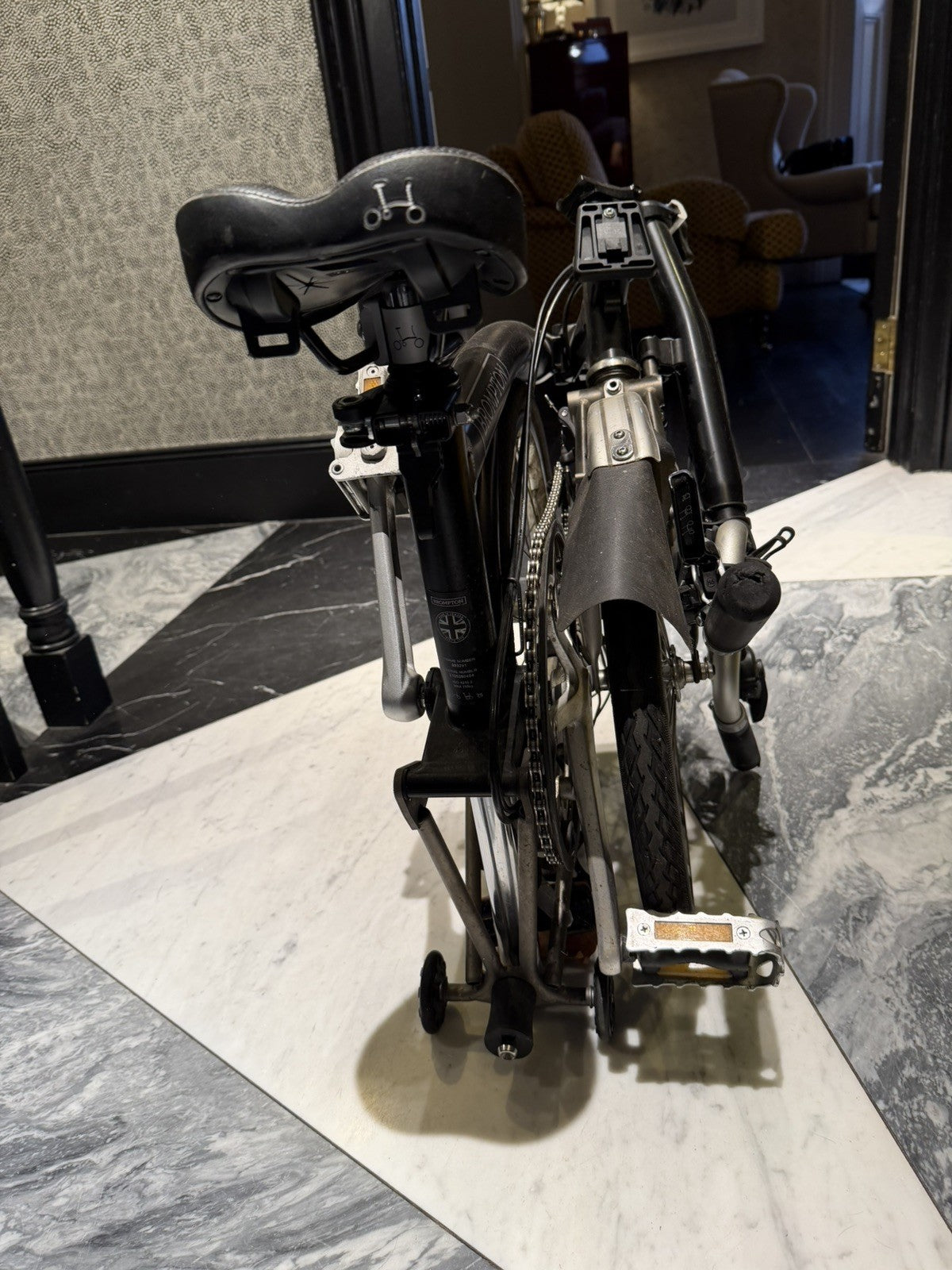 2021 Brompton H2L-X Superlight Titanium – 2 Speed – Black – Original Receipt