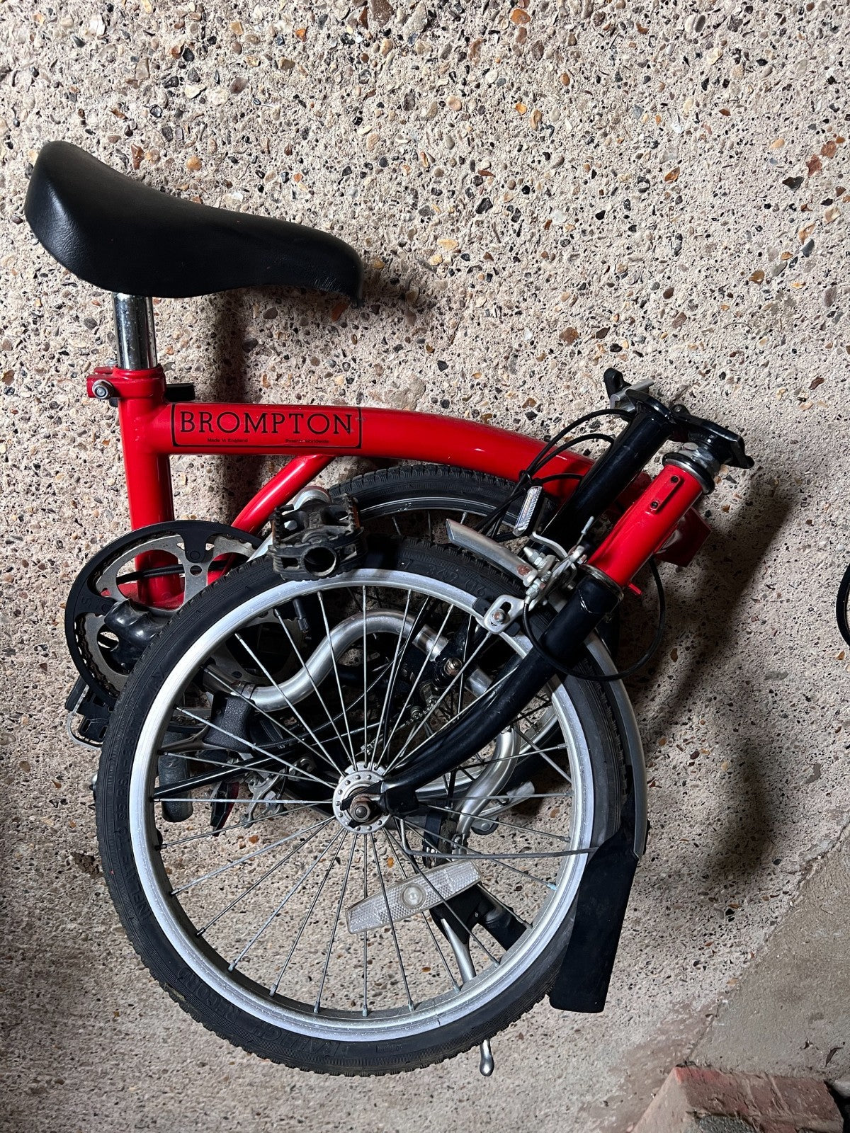 Brompton Vintage Folding Bike - Red - 1997 - Excellent Condition