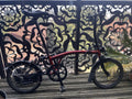 Brompton C Line 2 Speed 2023 Mid Handlebar Folding Bike - Flame Red
