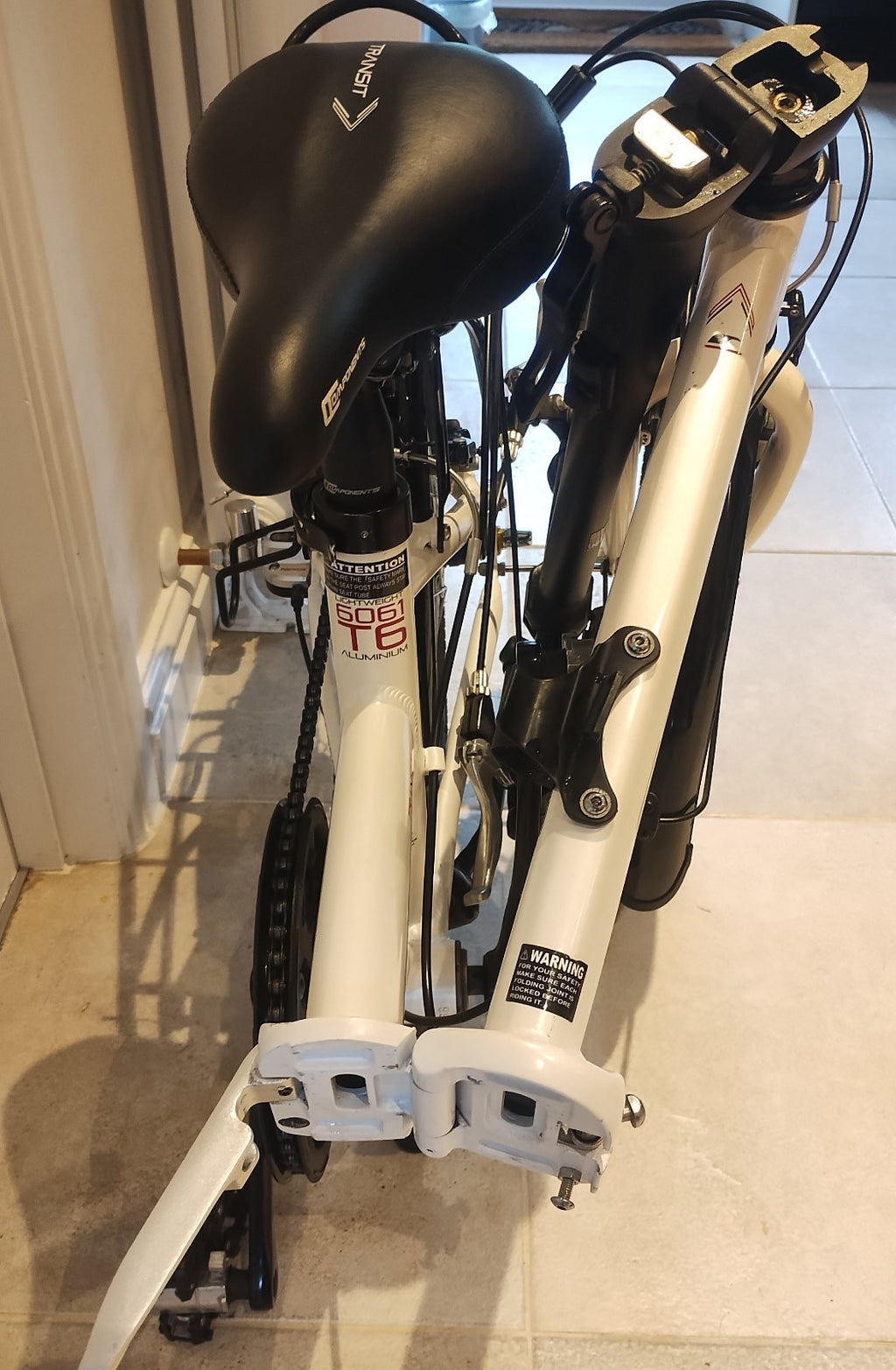 Carrera Folding Bike Transit Edition 20 Wheels 3 Speed Excellent Condition Used