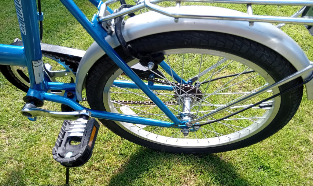Emmelle 'Shuttle' Single-speed Folding Bike.  Used. 20" Wheels. student, shoping