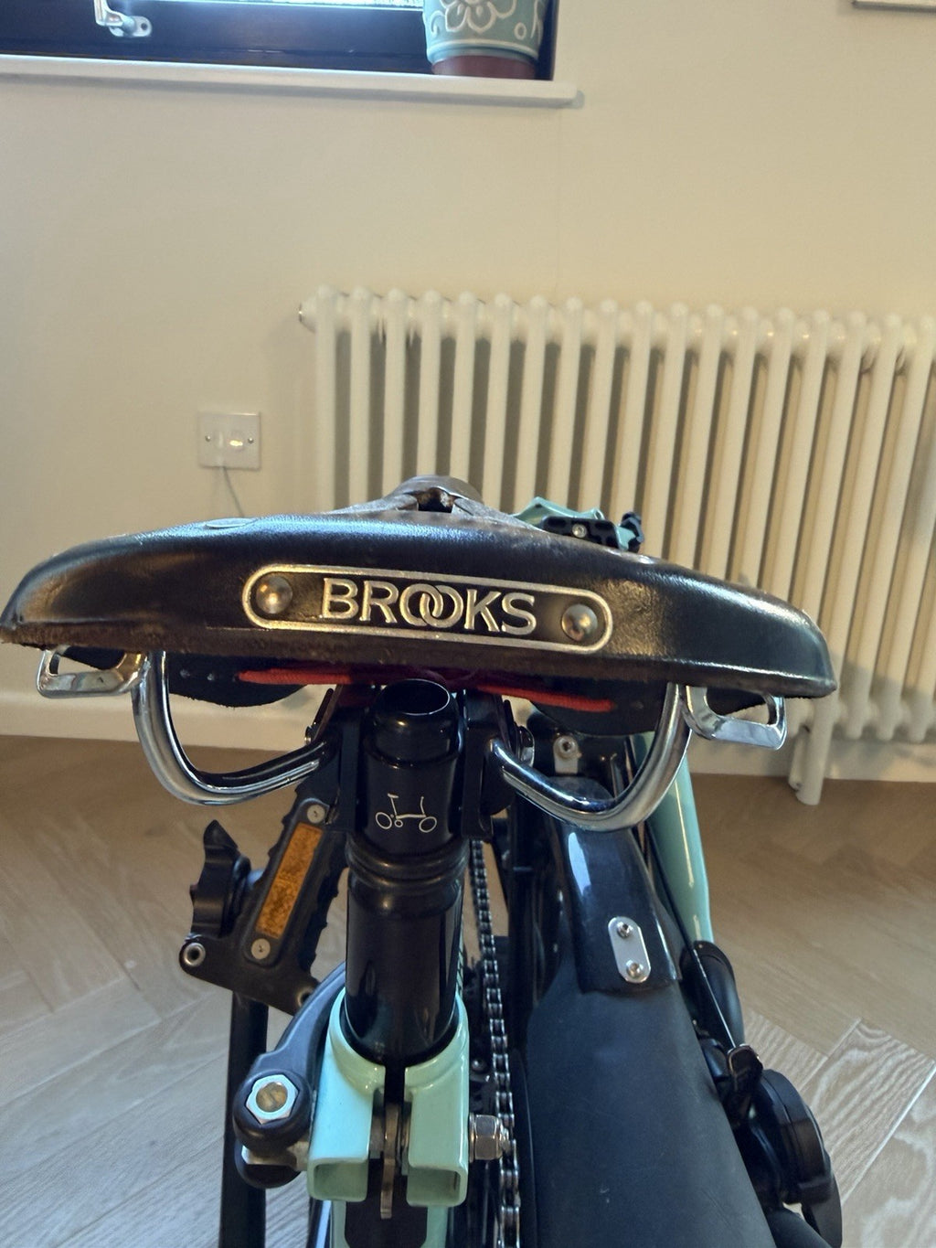 Brompton M6L Superlight — Turkish Green/Black Edition with battery lighting