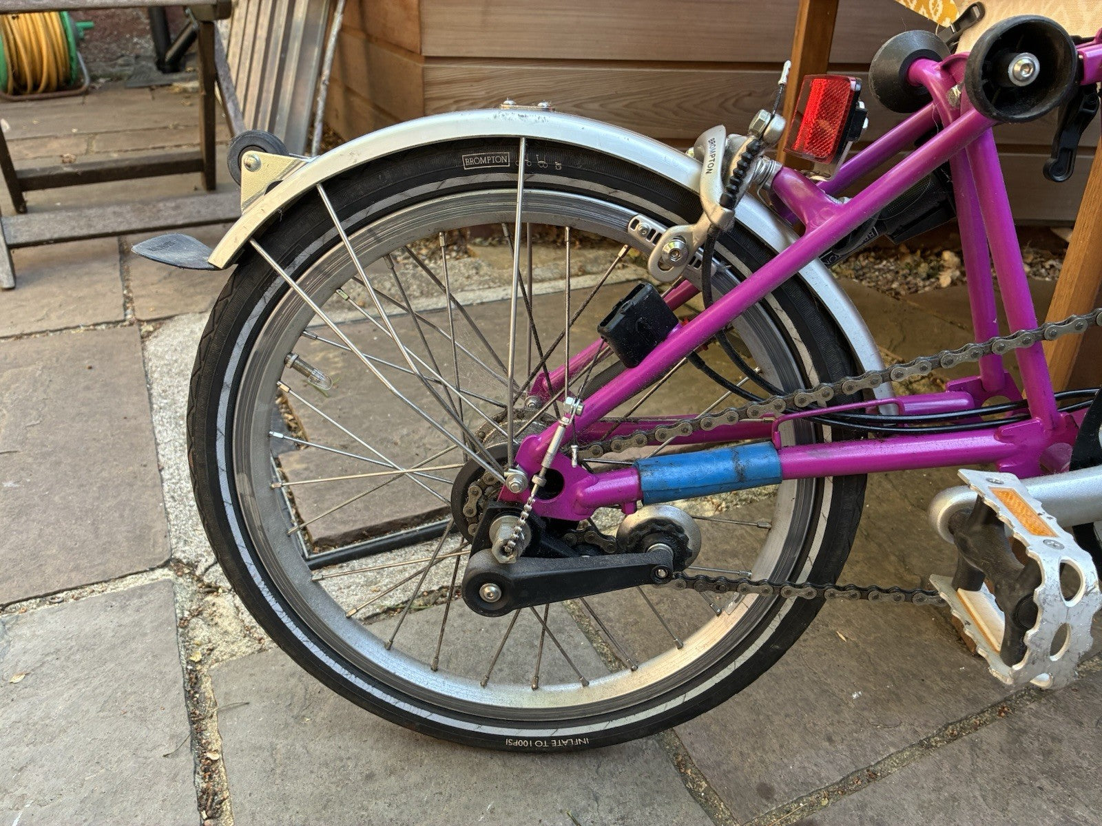Brompton Folding Bike 3-Speed Limited Addition ‘ Berry Crush’ Little Used