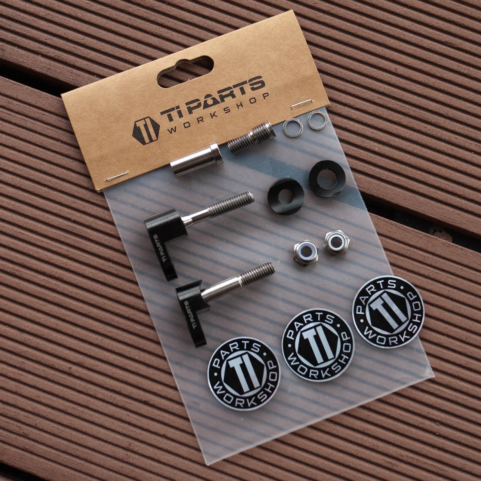 Brompton Bike Ti Parts Workshop Titanium eeBrake Adapter Regular Mount Black