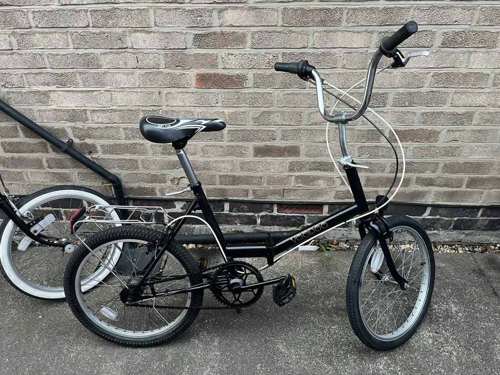 Folding bikes -3 speed- easy folding step over-20 inches- Pristine condition
