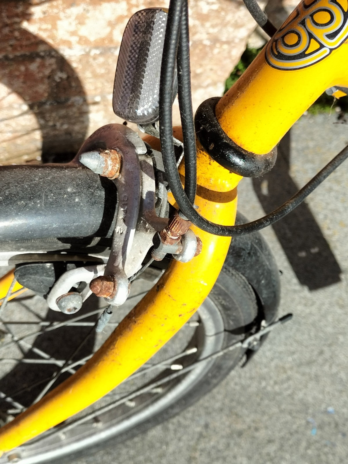 Vintage 1985 Micro lite fold up bike - rusty - please read description + photos
