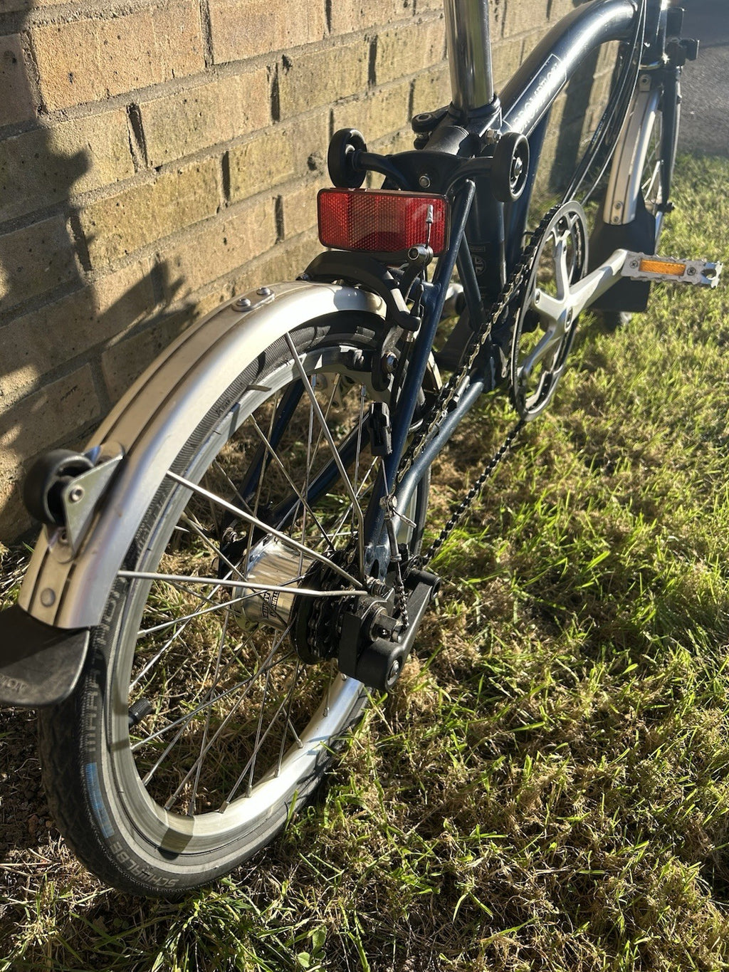 Brompton M3L Folding Bike 3-Speed, Blue