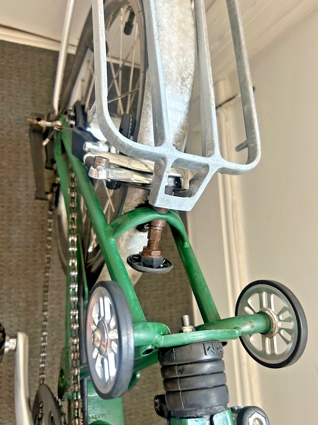 Brompton Folding Bike 3-Speed, Green