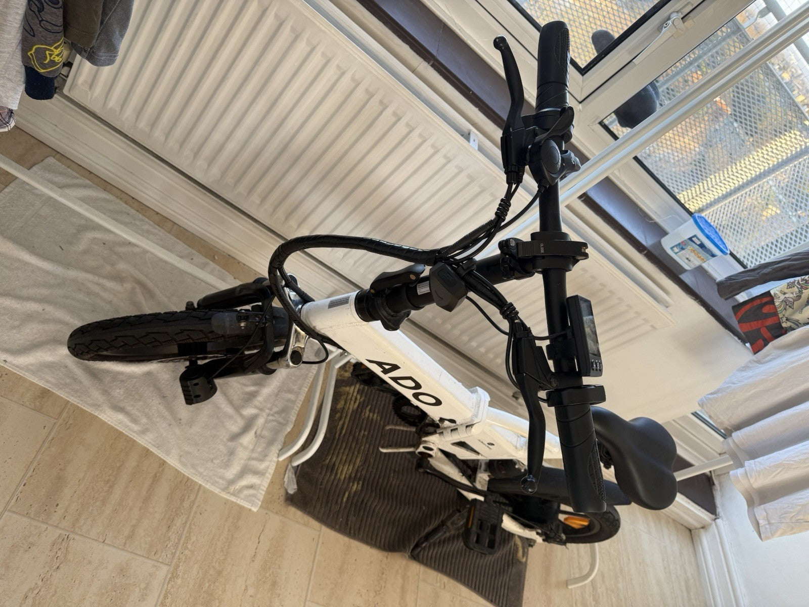 ADO A16 Foldable White Electric Bike