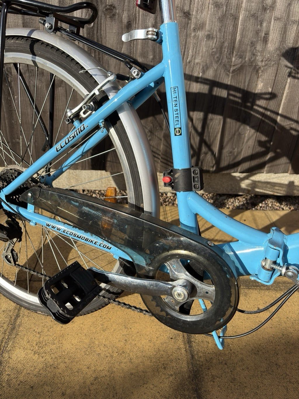 Ecosmo  26 Inch Wheel Women Folding Bike Blue Good Condition