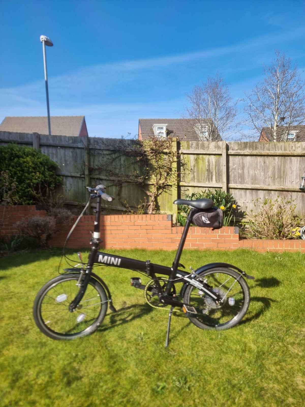 BMW Mini Unisex Folding Bike Black