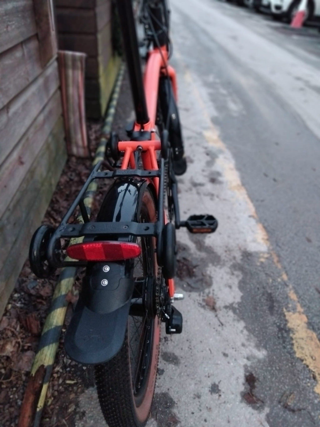 Brompton G Line Folding Bike, large , Adventure Orange, 8 Speed Alfine