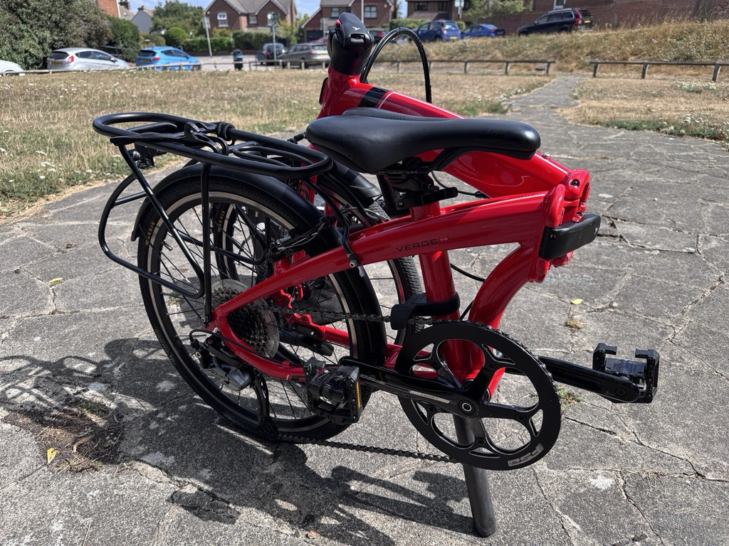Tern Verge D9 Folding Bicycle Red - In Excellent Condition