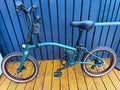 Brompton G Line 20in Folding Bike Green 8-Speed Derailleur Hydraulic Discs