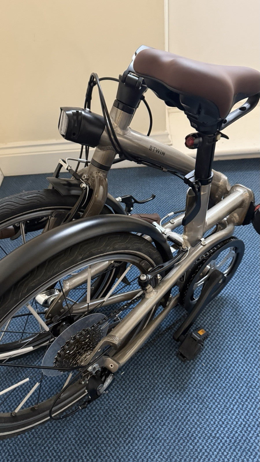 Btwin decathlon Folding Bike 560 - Mint Condition - Lacquered Aluminium