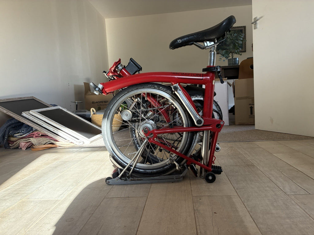 Brompton M3L red in good condition and smooth ride