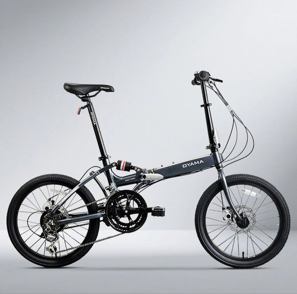OYAMA-Dazzle 500-FOLDING Bike-Grey Folding Bike Damaged Box 20" Bike