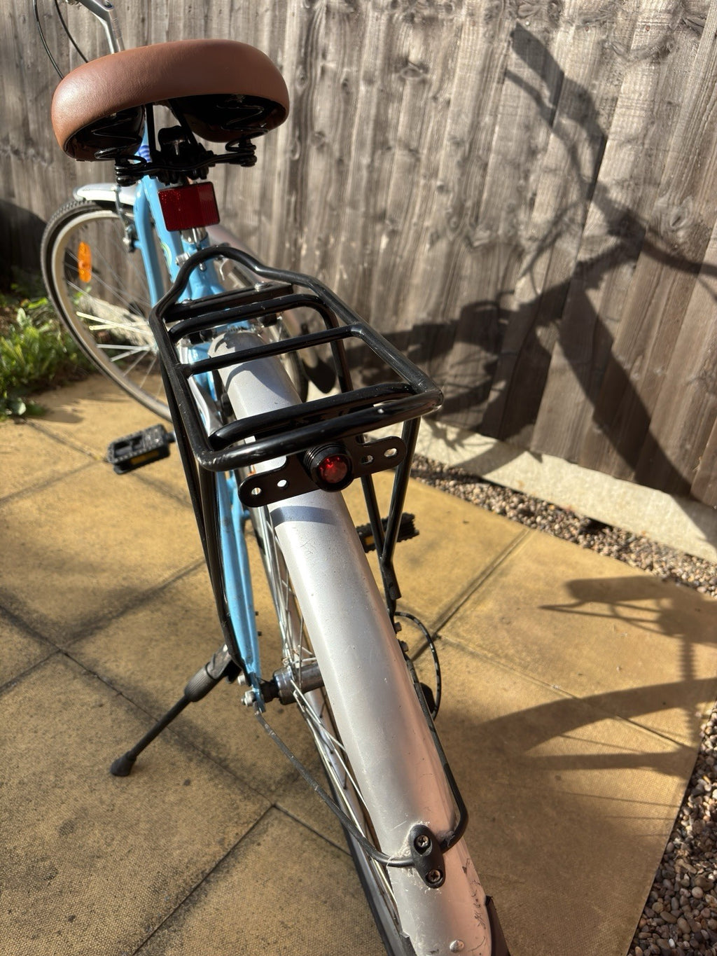 Ecosmo  26 Inch Wheel Women Folding Bike Blue Good Condition