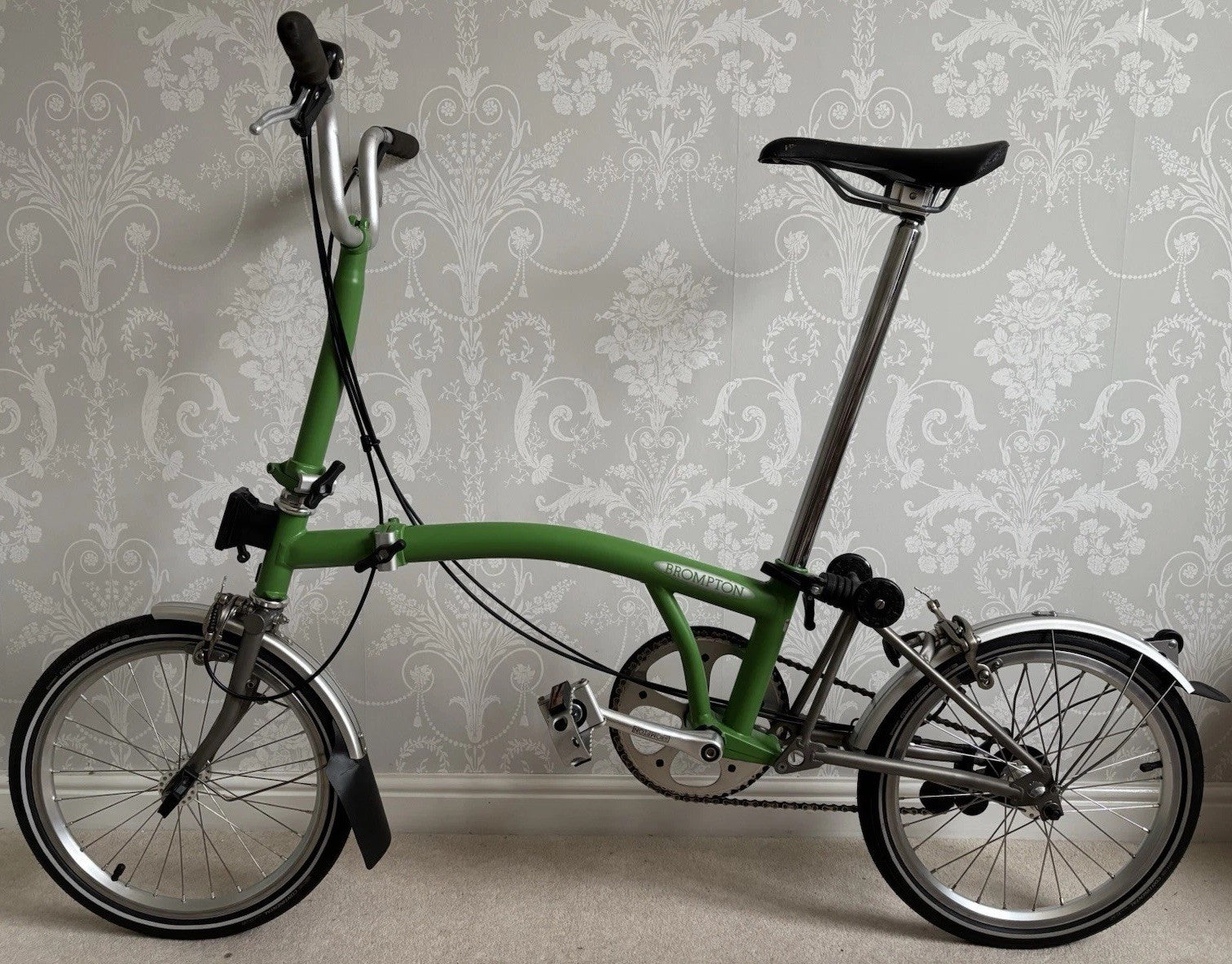 Brompton M2L-X Superlight Titanium Ti / P Line Folding Bicycle - Hardly Used