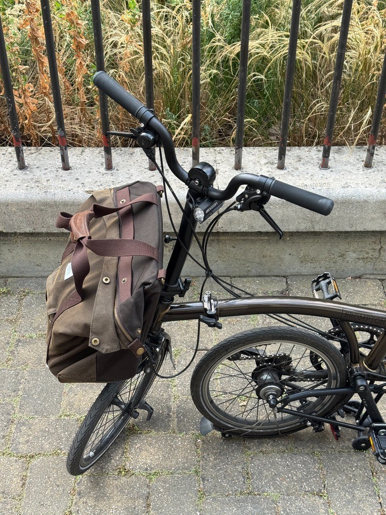 Brompton C Line 12-Speed Folding Bike Black Lacquer Used London N7