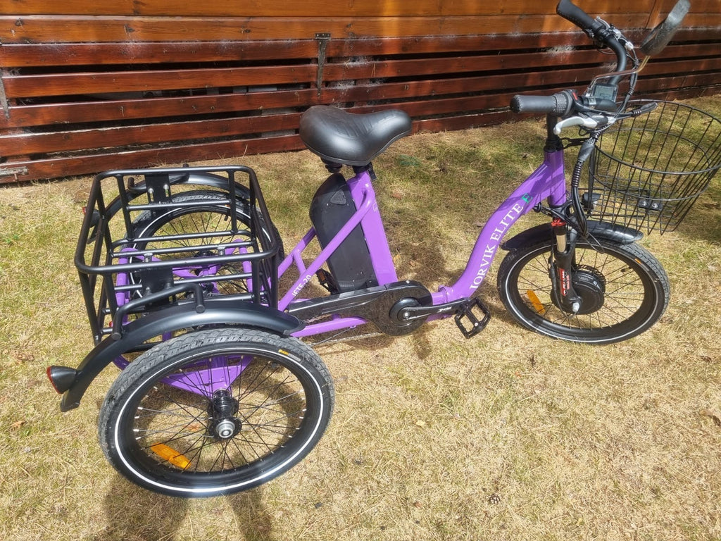 Jorvik JET-E Elite Folding Electric Tricycle,20" Wheels Excellent Condition