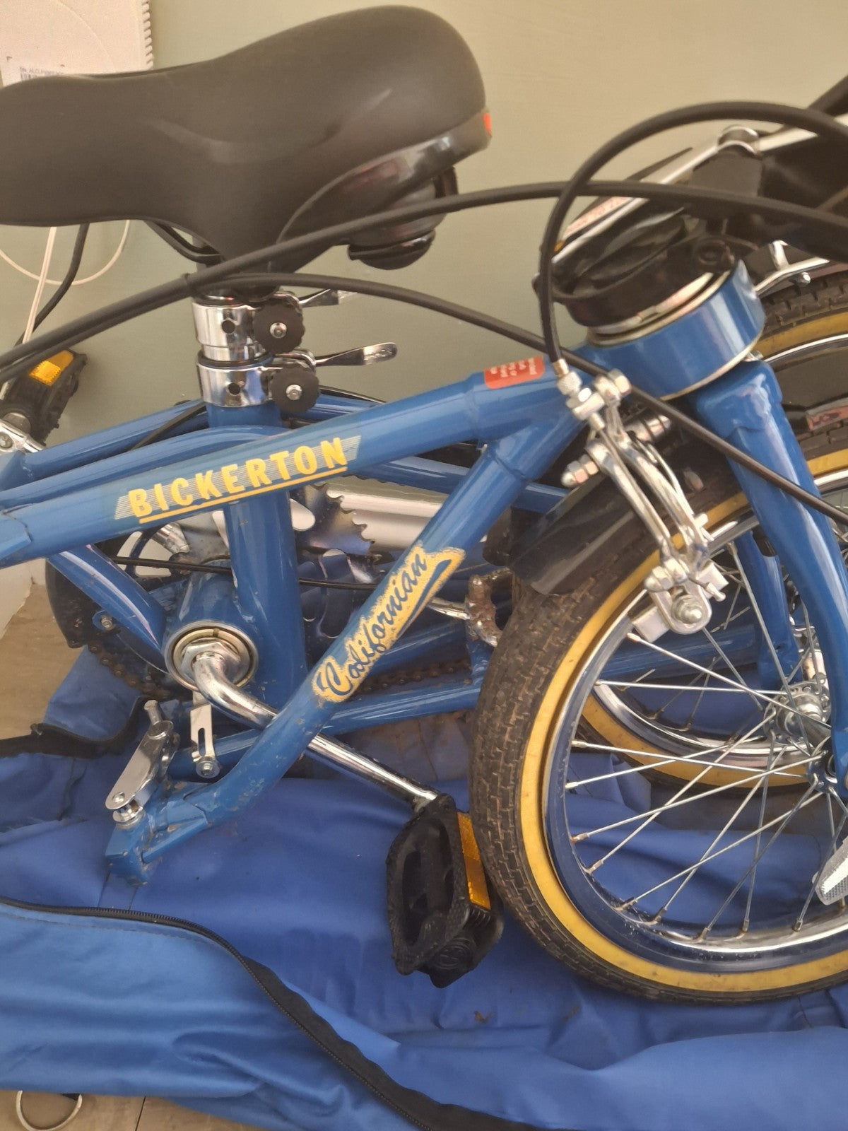 Two Matching Vintage Bickerton Folding Bikes. Hardly Used Since the 90's.