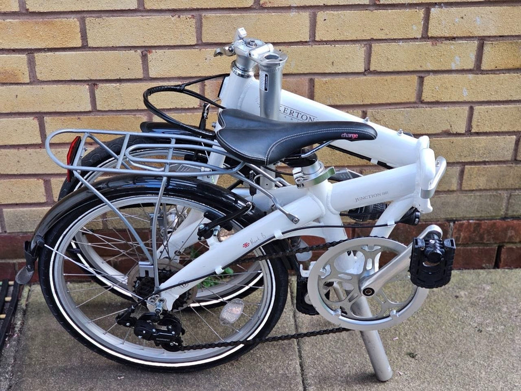 Bickerton Junction 1607 Foldable Bike White 20 Inch Wheels perfect condition