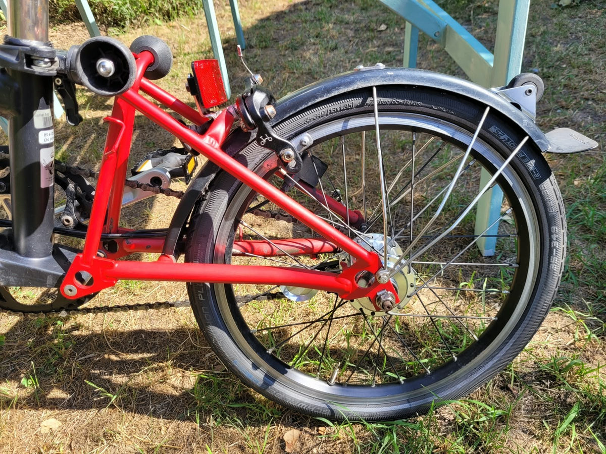 Brompton S3L Folding Bike Sturmey-Archer 5-Speed Hub S-Type Bars Mudguards