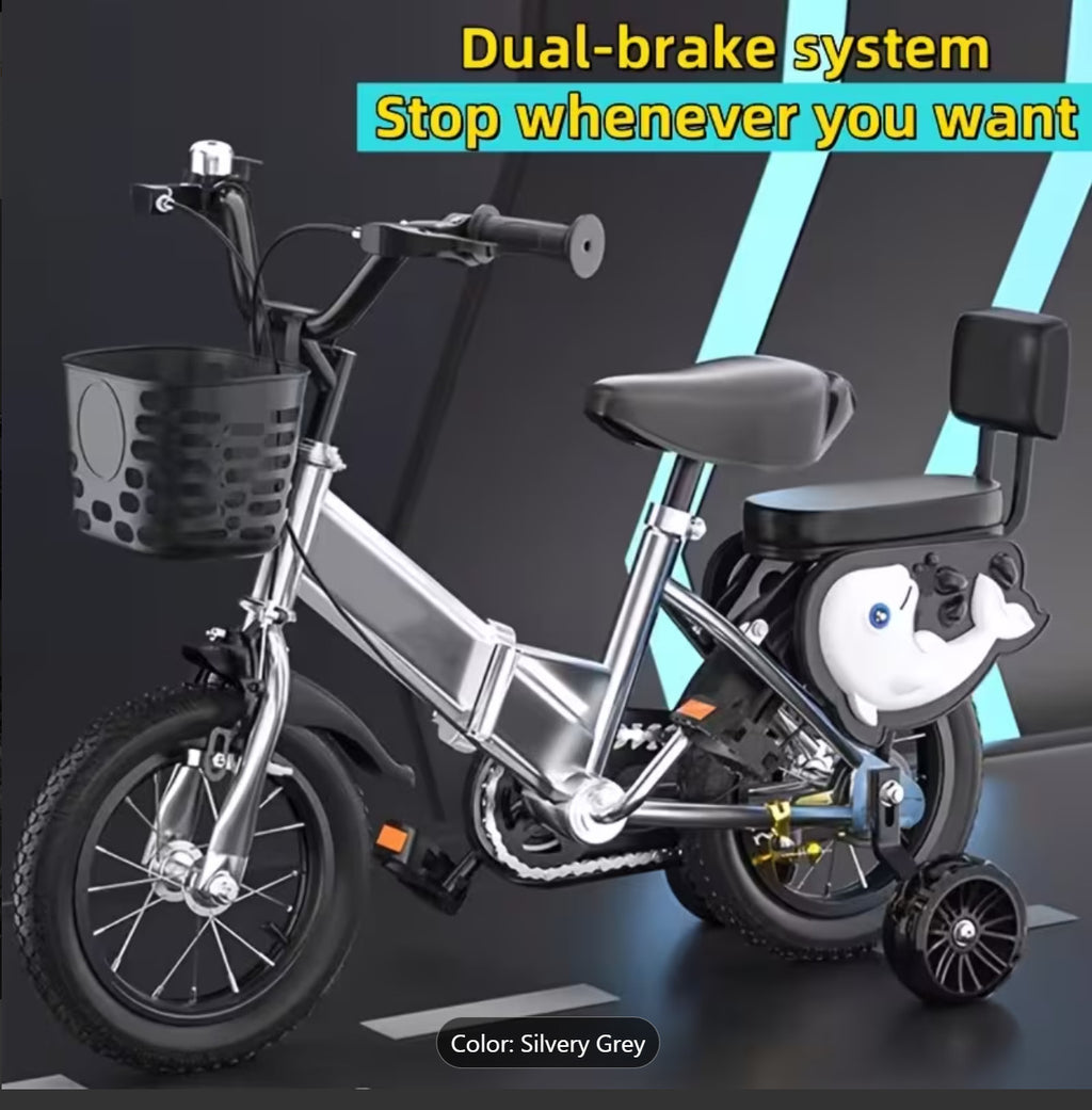Folding Kids' Bicycle, Pedal Bike for Boys and Girls, Ideal Gift for Christmas,