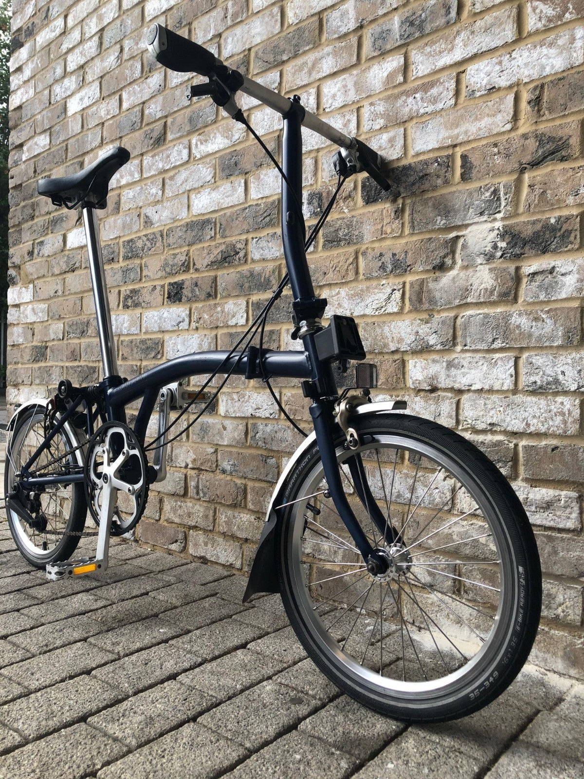 Brompton Tempest Blue 2 Speed Low S2L - WORLDWIDE DELIVERY