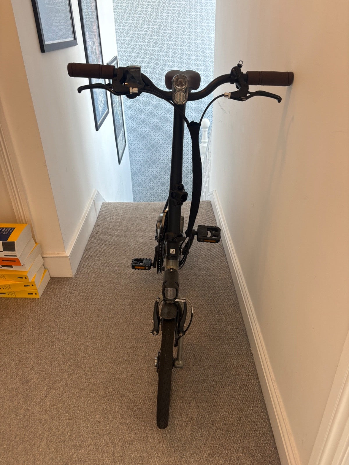 BTWIN tilt 900 folding bike in graphite