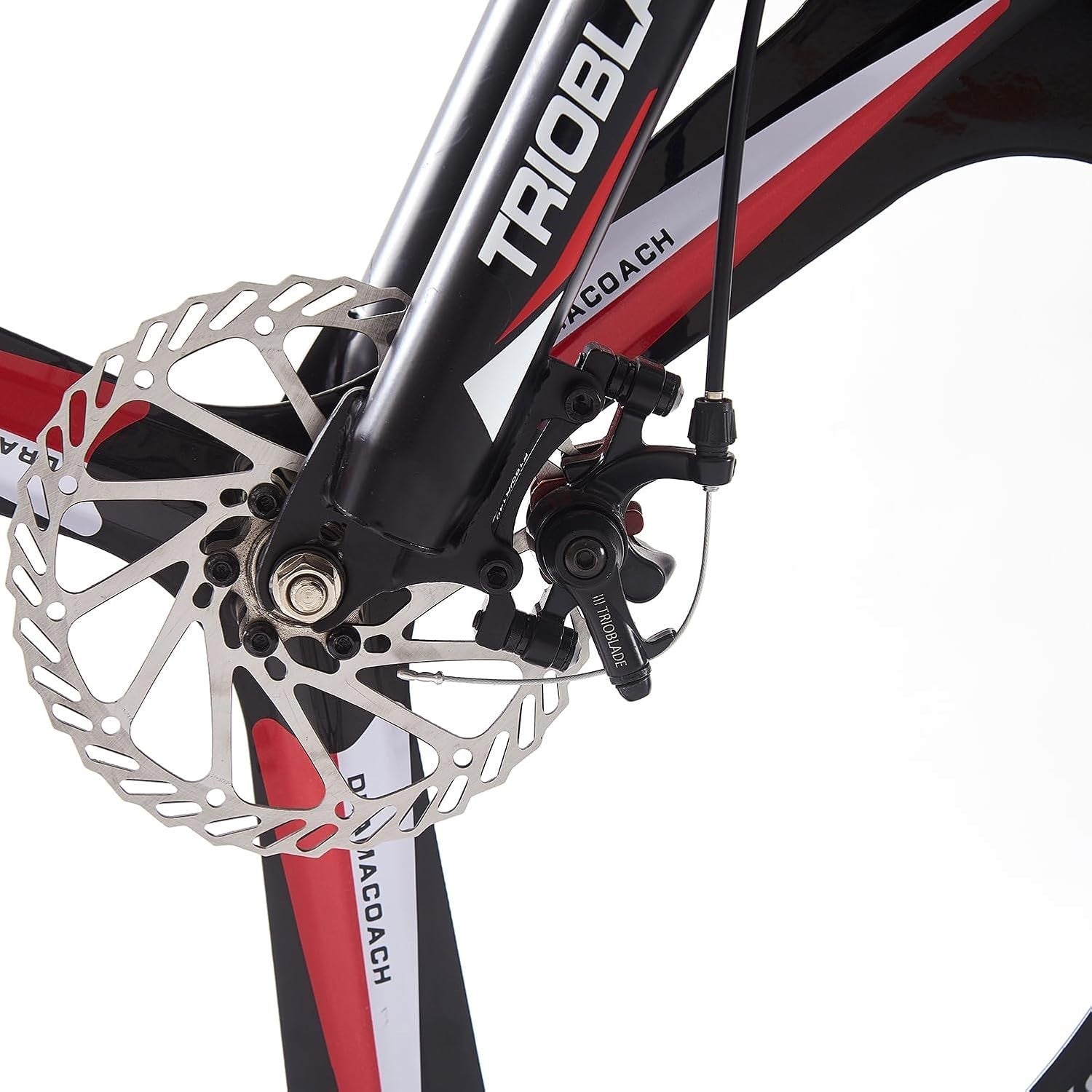 Folding 27.5" Mountain Bike 21 Speed Dual Suspension Men Women MTB