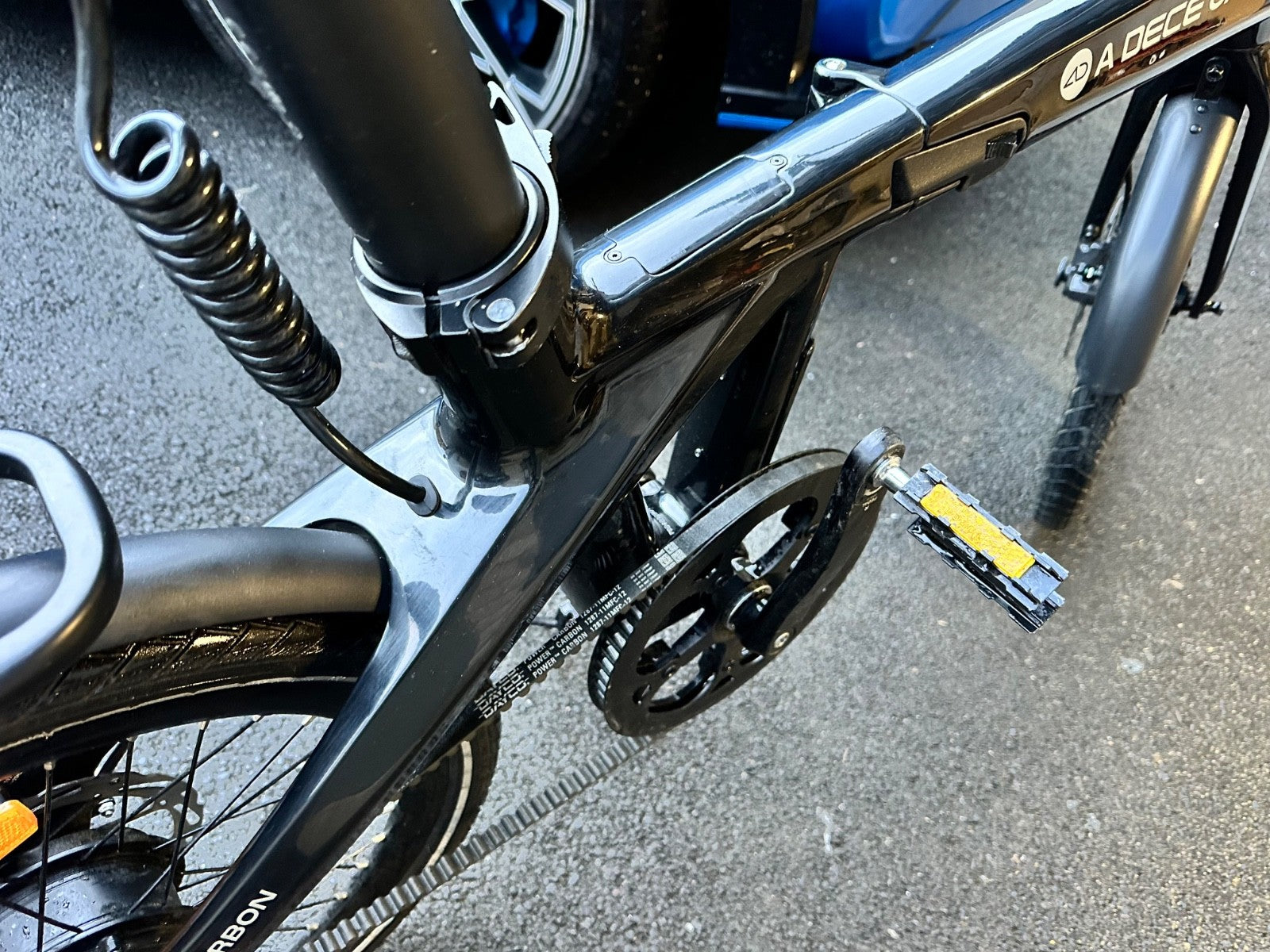 USED LOW MILEAGE ADO Air Carbon 250W BAFANG Motor 25km/h 36V/9.6Ah Torque Sensor