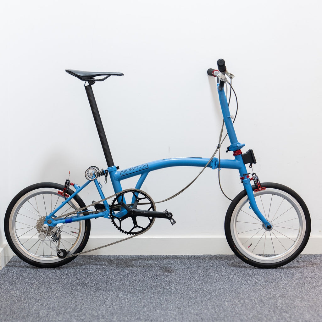 Brompton 11-26T 6 speed M bar 8.7kg Carbon Extralite H&H Ti Parts Workshop Rapha