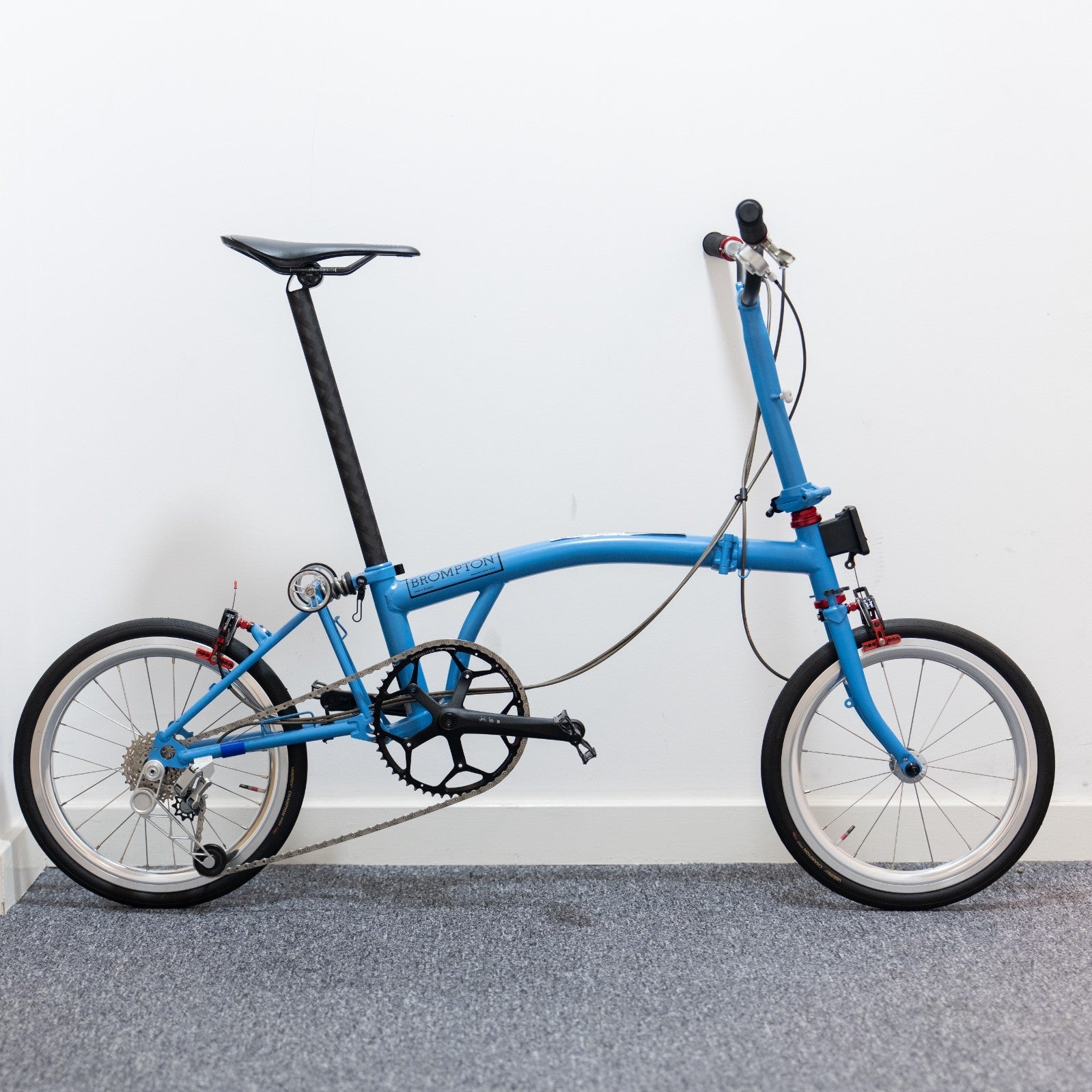 Brompton 11-26T 6 speed M bar 8.7kg Carbon Extralite H&H Ti Parts Workshop Rapha
