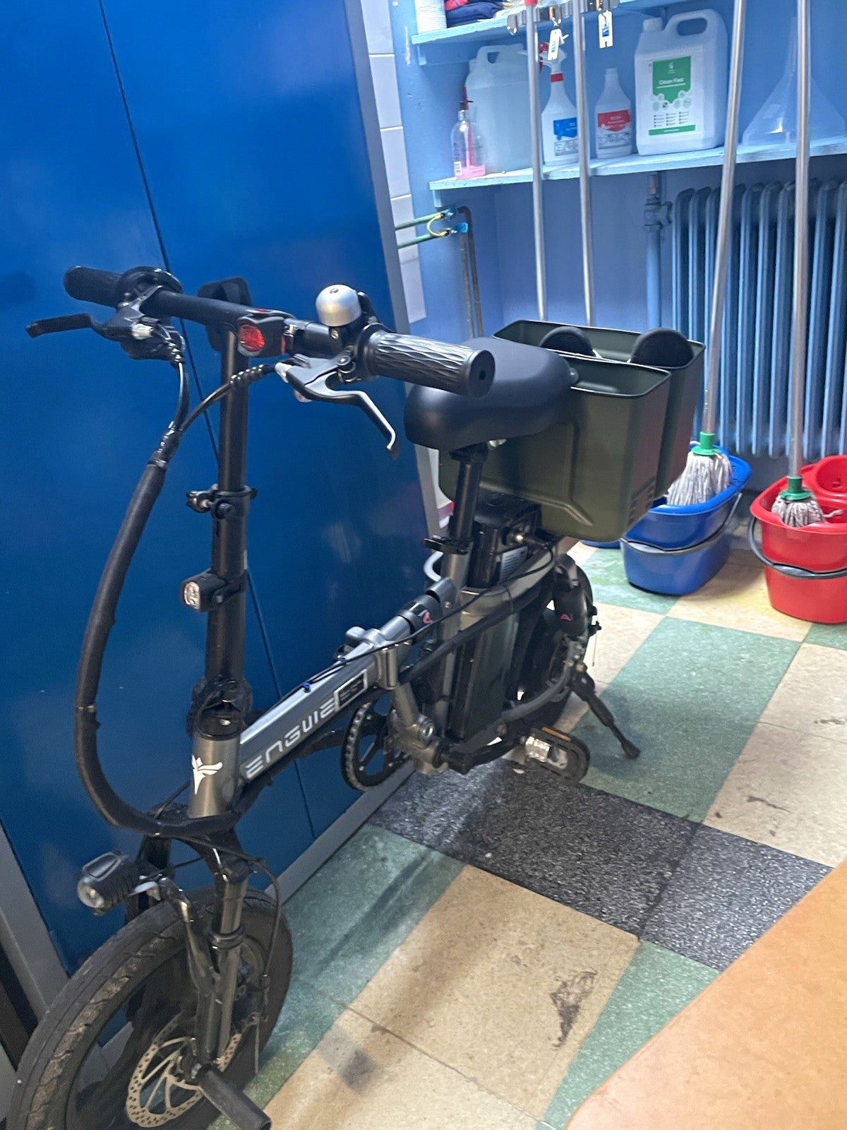 Upgraded Engwe Folding full 15mph  bike MINT!