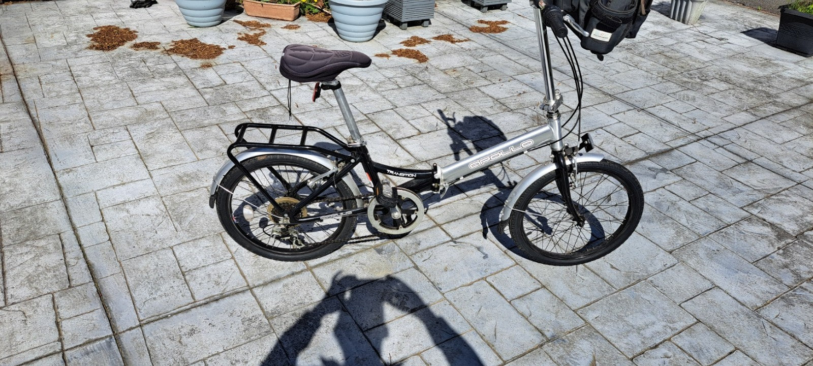 Folding Bike Apollo Transit 20” wheels Aluminium Frame 6 Gears Revoshift