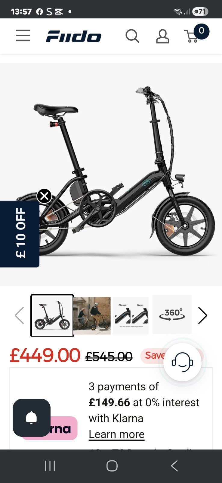 Diido Folding Pedel Assist Bike