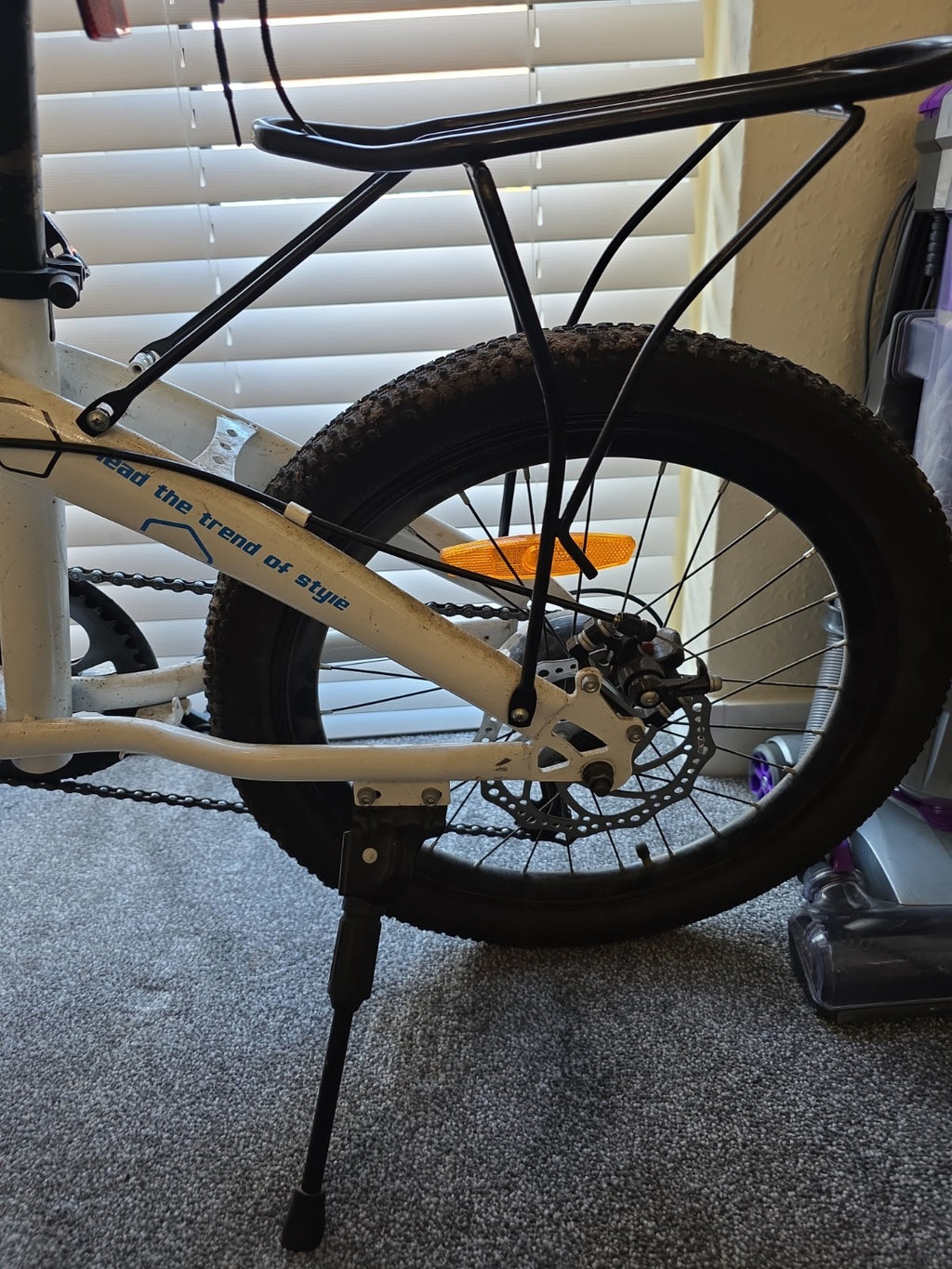 Trioblade 20 Inch Folding Bike White