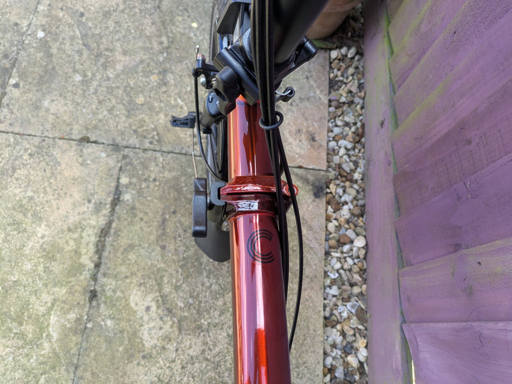 Brompton C Line Explore 2023 Black Flame Lacquer High-Speed 6-Speed 11kg